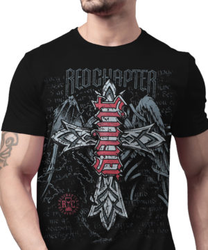 Red Chapter Saint - Sinner T-Shirt COR1176-BLK