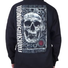 Red Chapter What Doesn‘t Kill Me - Makes Me Stronger Hoodie 1147BLK-ZH