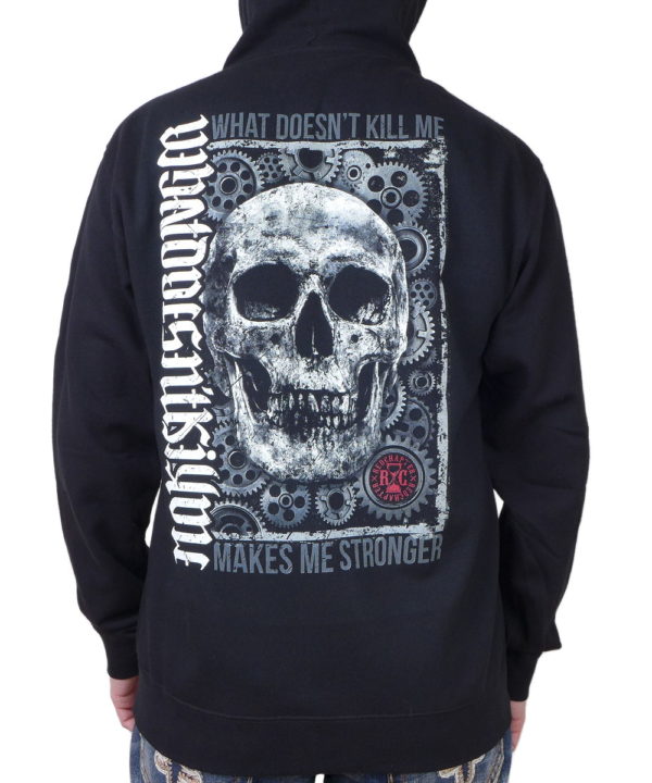 Red Chapter What Doesn‘t Kill Me - Makes Me Stronger Hoodie 1147BLK-ZH