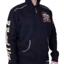 Rebel Spirit Rebellion Brotherhood Hoodie FTZH141713-BLK