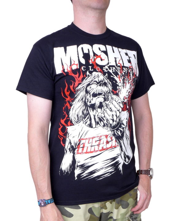 Mosher Pete Flamin’ Anger T-Shirt MOC002-BLK