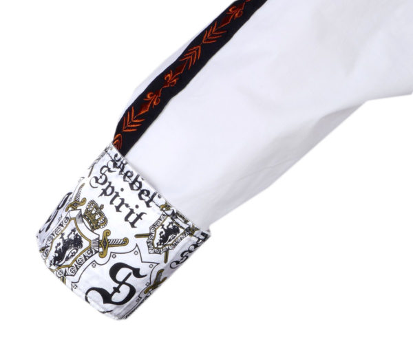 Rebel Spirit "Royalty" Shirt (White) LSW151778-WHT