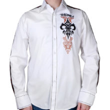 Rebel Spirit "Royalty" Shirt (White) LSW151778-WHT