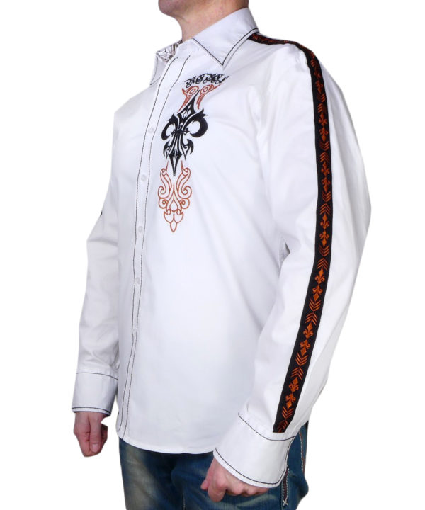 Rebel Spirit "Royalty" Shirt (White) LSW151778-WHT