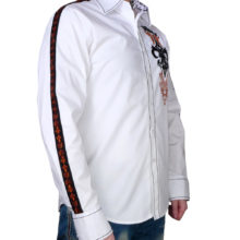 Rebel Spirit "Royalty" Shirt (White) LSW151778-WHT