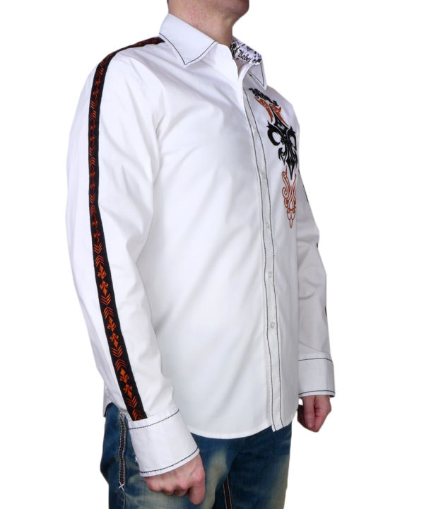 Rebel Spirit "Royalty" Shirt (White) LSW151778-WHT