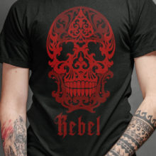 Rebel Skull Men's T-Shirt | Metal Collection | EliteRebels.eu